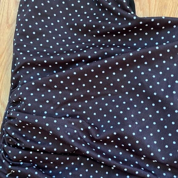 NWOT Miraclesuit Brown and White Polka Dot Swimsuit - Picture 8 of 8